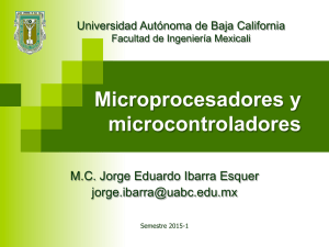Introducción a los Microprocesadores y Microcontroladores