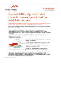 Granite® HDX - el producto ideal contra la corrosión