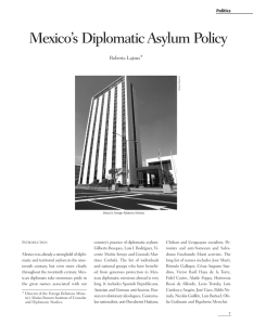LAJOUS. Mexico`s Diplomatic - Revistas