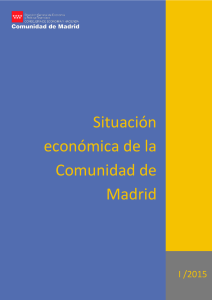 Situación económica de la Comunidad de Madrid