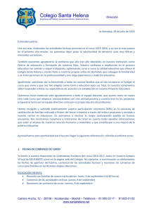 circular inicio curso 2016-17