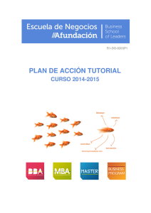 Plan de Acción Tutorial 2014-2015