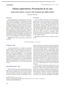 Glioma angiocéntrico. Presentación de un caso