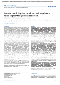 Factors predicting for renal survival in primary focal segmental
