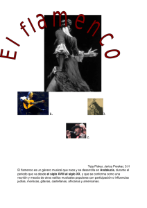 El flamenco es un género musical que nace y se