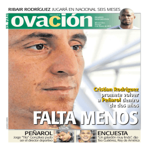 Cristian Rodríguez promete volver a Peñarol dentro de dos años