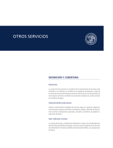 otros servicios - Banco Central de Chile