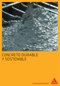concreto durable y sostenible