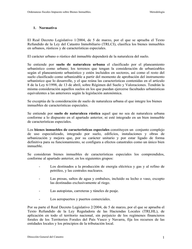 El Real Decreto Legislativo 1/2004, De 5 De Marzo, Por El