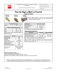 Pan de Higo y Miel Le Fournil