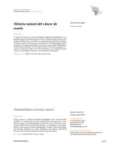 Historia natural del cáncer de ovario