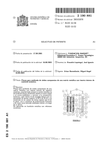 piezas para molienda de aridos compuestas de una matriz metalica