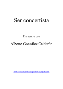 Ser concertista - Real Conservatorio Superior de Música Victoria