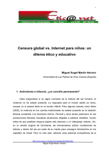 Censura global vs. Internet para niños: un dilema ético y educativo
