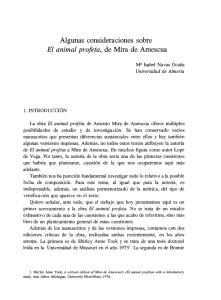 El animal profeta - Biblioteca Virtual Miguel de Cervantes