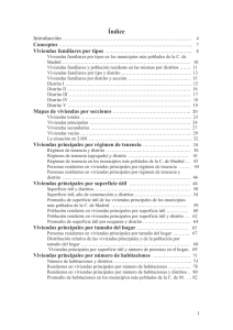 Viviendas familiares y principales. Censo 2.011