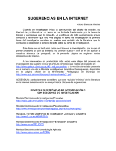 sugerencias en la internet - universidad pedagogica de durango