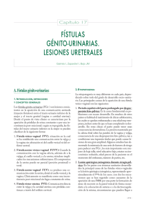 fístulas génito-urinarias. lesiones ureterales