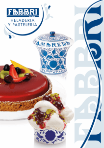 Catálogo Fabbri Heladería y Pastelería 2015