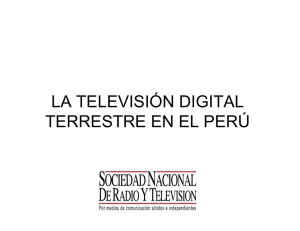 la televisión digital terrestre en el perú