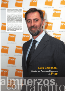 Luis Carrasco, de Fnac Luis Carrasco, de Fnac
