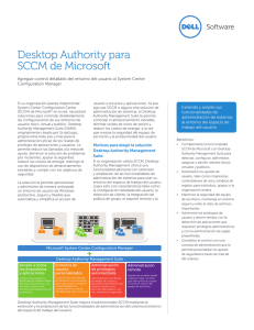 Desktop Authority para SCCM de Microsoft