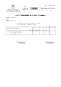 FD - 04 - Certificación de Servicios Resumida - Rev.2