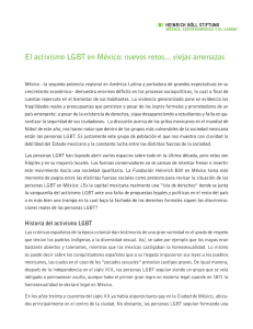El activismo LGBT en México: nuevos retos... viejas amenazas