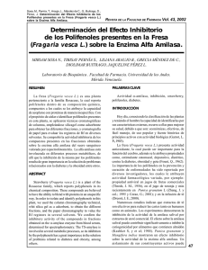 Determinación del Efecto Inhibitorio de los Polifenoles presentes en