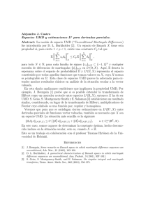 Alejandro J. Castro Espacios UMD y estimaciones Lp para