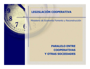 legislaciìn cooperativa paralelo entre cooperativas y otras sociedades