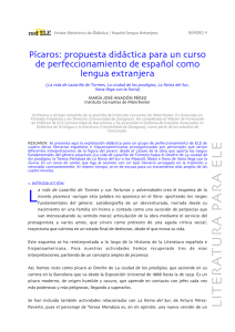 propuesta didáctica para un curso de perfeccionamiento de español