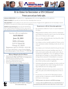 It is time to become a US Citizen!