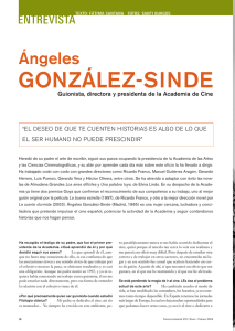 Dª Ángeles González Sinde - Fundación Técnica Industrial