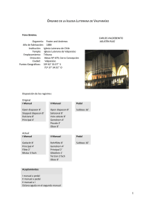 órgano de la iglesia luterana valparaiso