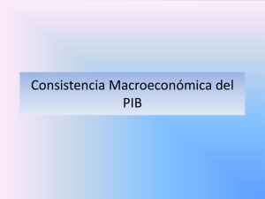 Consistencia Macroeconómica del PIB