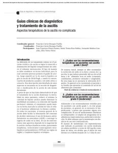 Guías clínicas de diagnóstico y tratamiento de la ascitis
