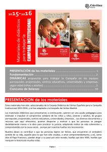 Materiales de didácticos para trabajar la CAMPAÑA INSTITUCIONAL