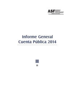 Informe General Cuenta Pública 2014