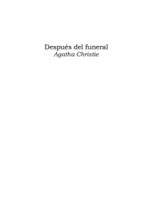 Agatha Christie - Despues Del Funeral