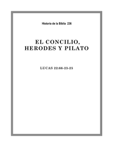 el concilio, herodes y pilato