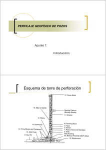 Esquema de torre de perforación