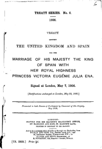 the united kingdom and spain marriage of his majesty the king of