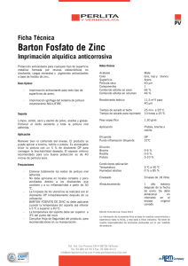 Barton Fosfato de Zinc - Perlita y Vermiculita