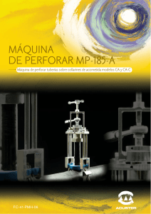 máquina de perforar mp-185-a