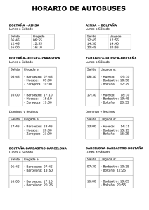 horario de autobuses