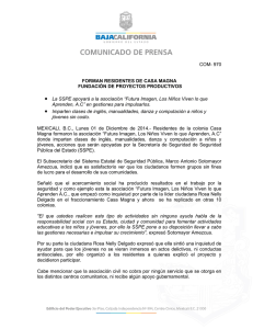 COM- 970 FORMAN RESIDENTES DE CASA MAGNA FUNDACIÓN