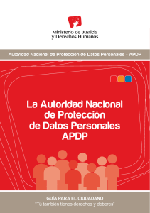 La Autoridad Nacional de Protección de Datos Personales APDP