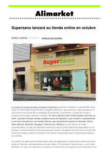 Supersano lanzará su tienda online en octubre - Noticias