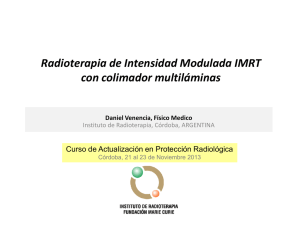 Radioterapia de Intensidad Modulada IMRT con colimador